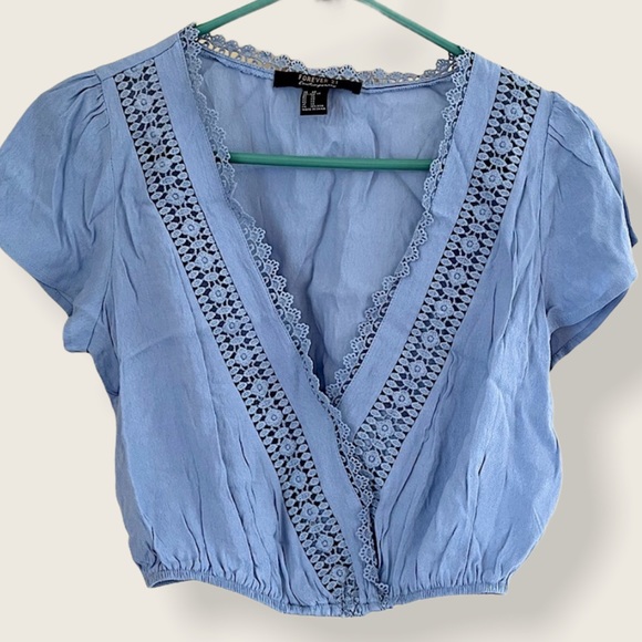 Forever 21 Tops - F21 | Contemporary Lace Crop Top